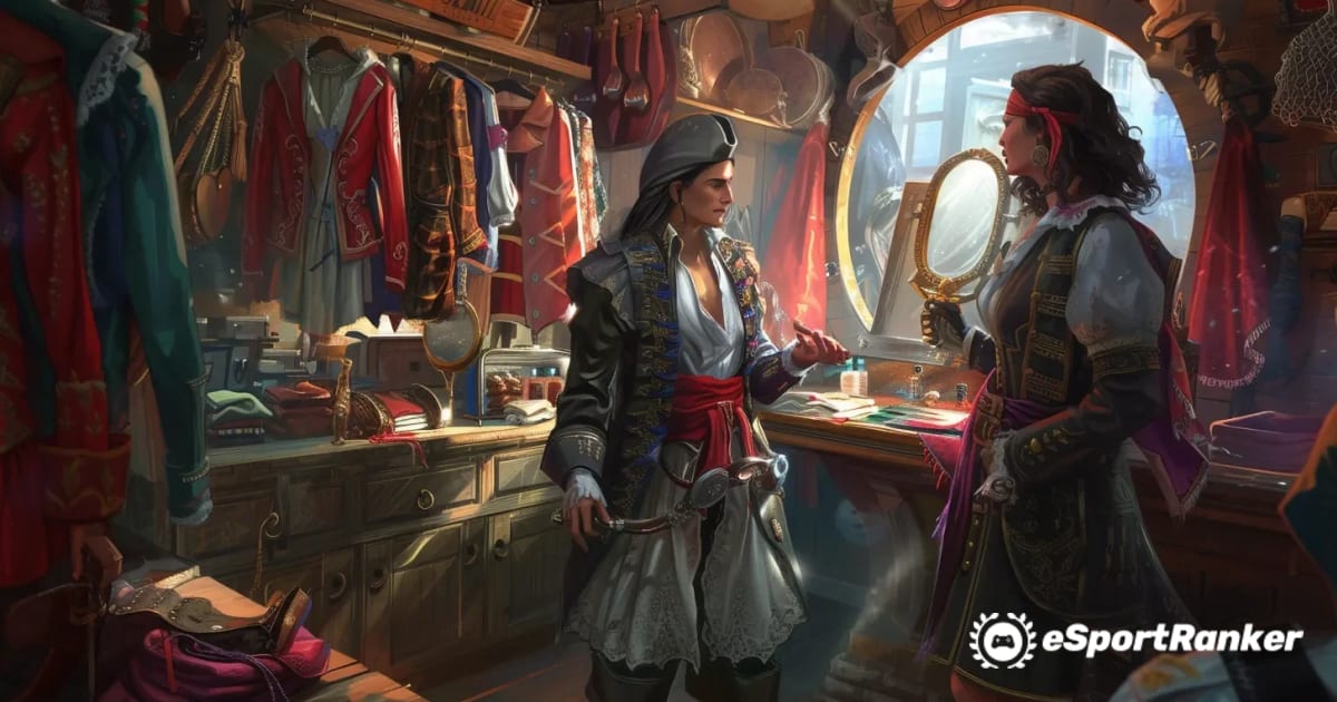 Прилагодете го вашиот пиратски стил во черепот и коските: сменете ја облеката и отклучете повеќе опции