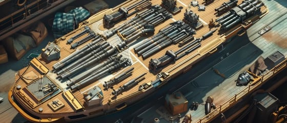 Совладајте го отвореното море: надградби на бродови и нацрти на оружје во черепот и коските